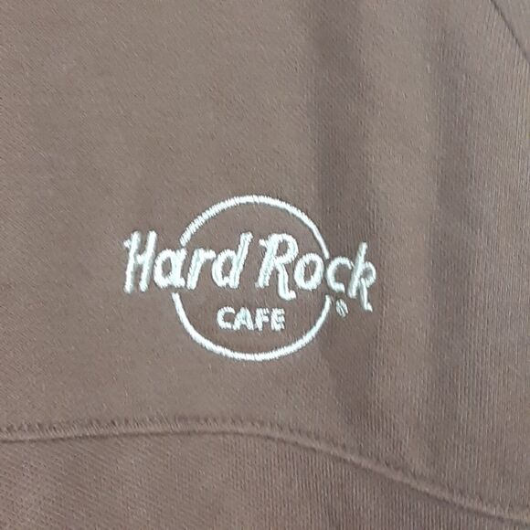 Hard Rock Cafe Track Jacket Adult Men's L Full Zip Embroidered Foxwoods - Picture 9 of 11